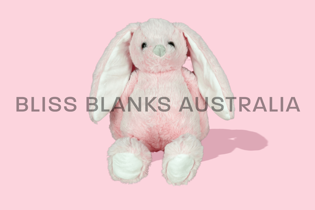 Sublimation Bunny Rabbit Teddy - Pink