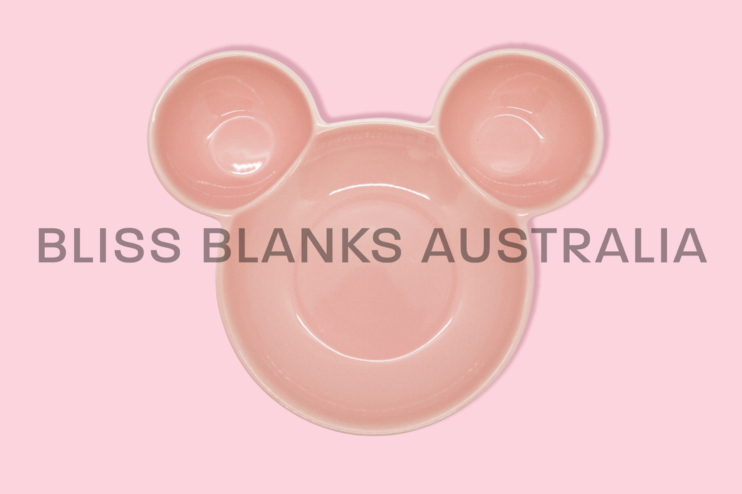 Mouse Plate - Pink