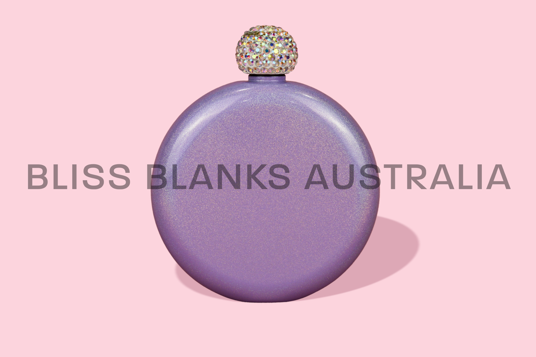 5oz Shimmer Glam flasks - Purple