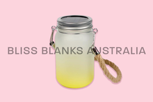 Load image into Gallery viewer, Frosted Sublimation Mason Jar - Yellow
